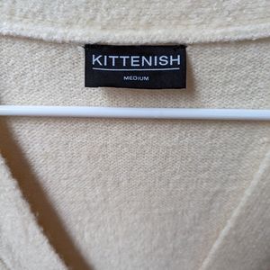 Kittenish Sweater w/buttons